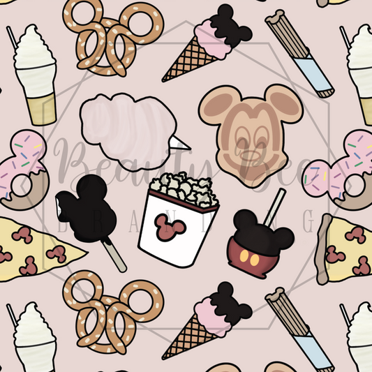 Snacks Boho SEAMLESS PATTERN