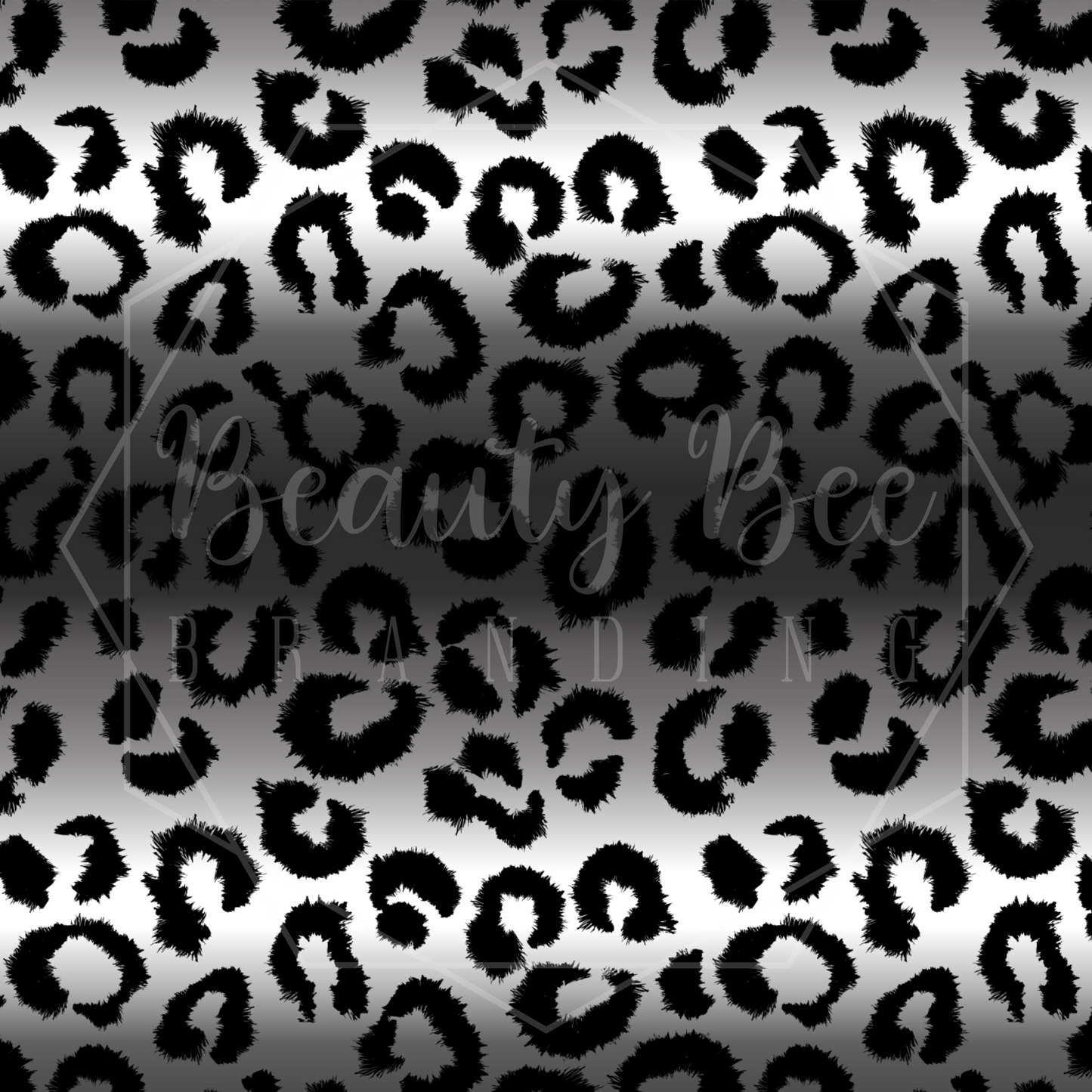 Snow Leopard Gradient SEAMLESS PATTERN