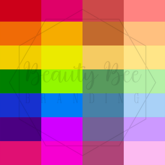 Solid Rainbow 28-in-1 Full Yard SEAMLESS PATTERN