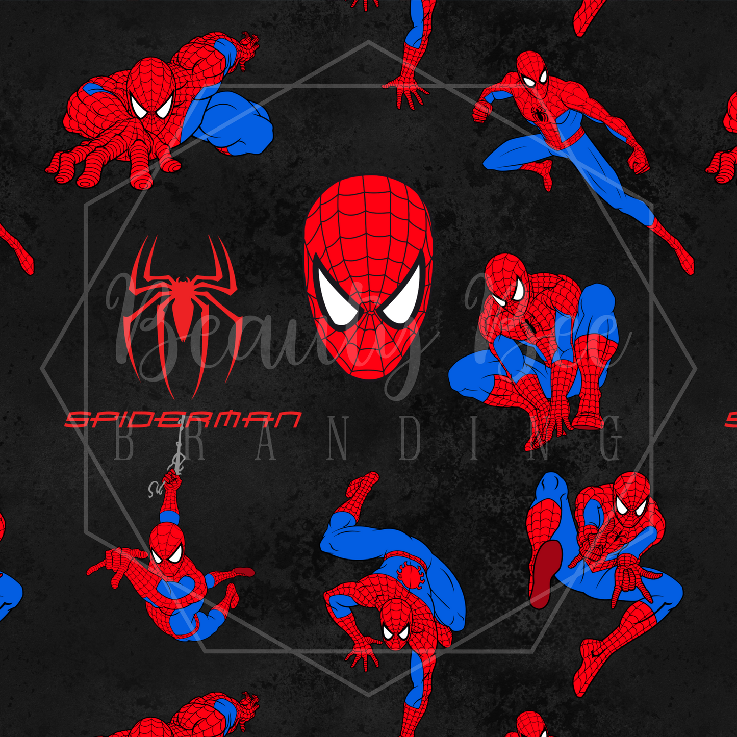 Boy Spider SEAMLESS PATTERN