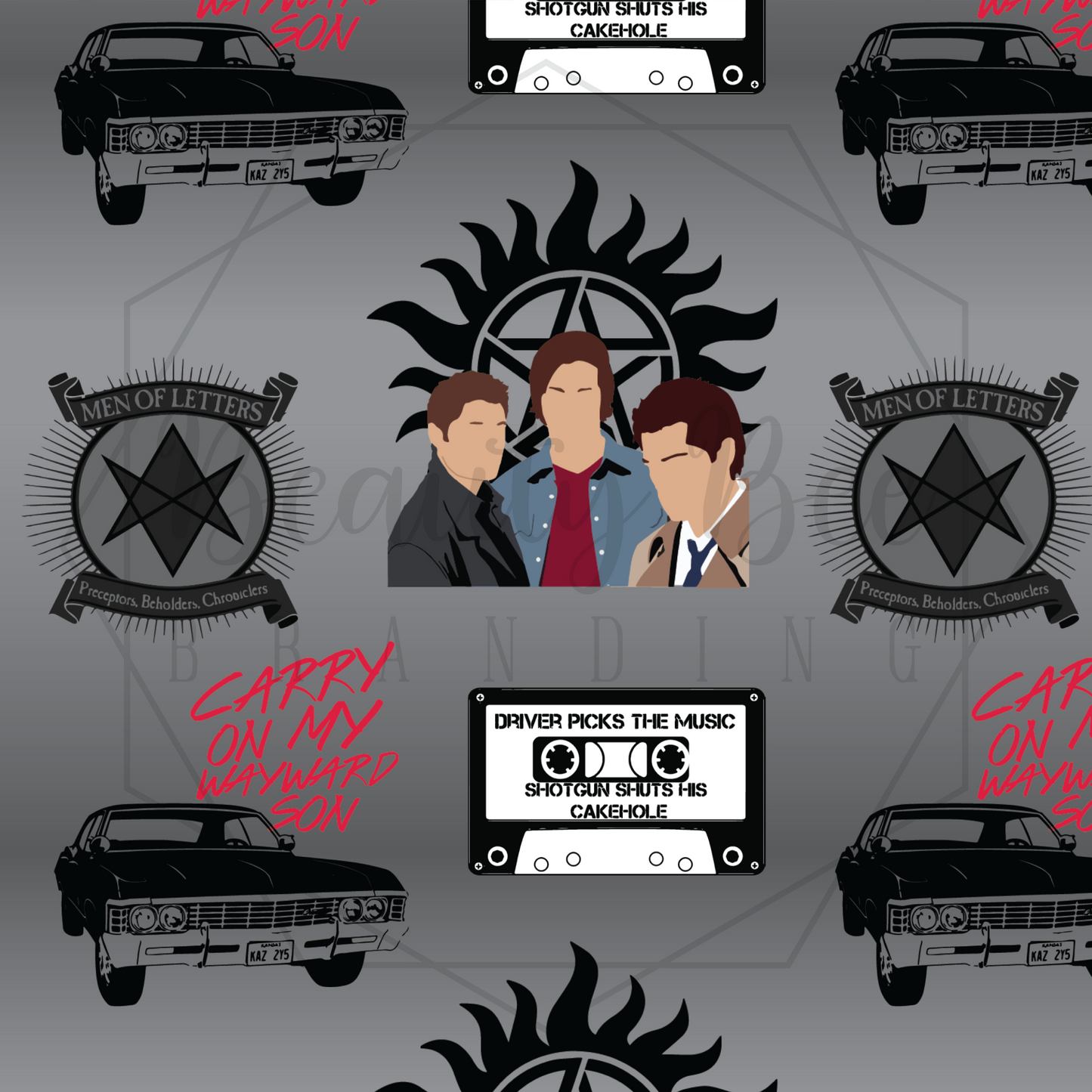 Supernatural SEAMLESS PATTERN