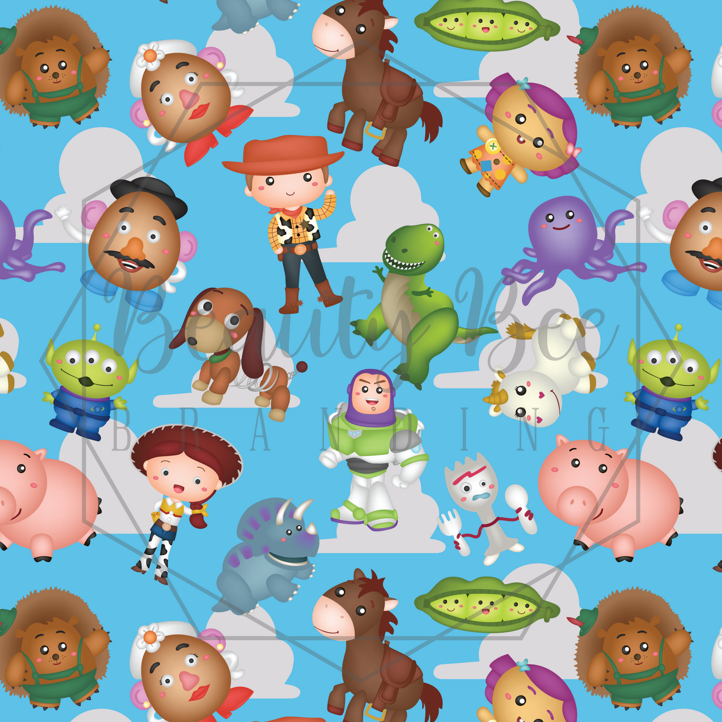 Friend In Me SEAMLESS PATTERN