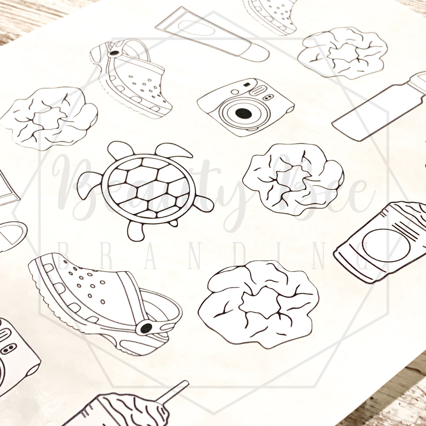 VSCO Color Your Own Sticker Sheet