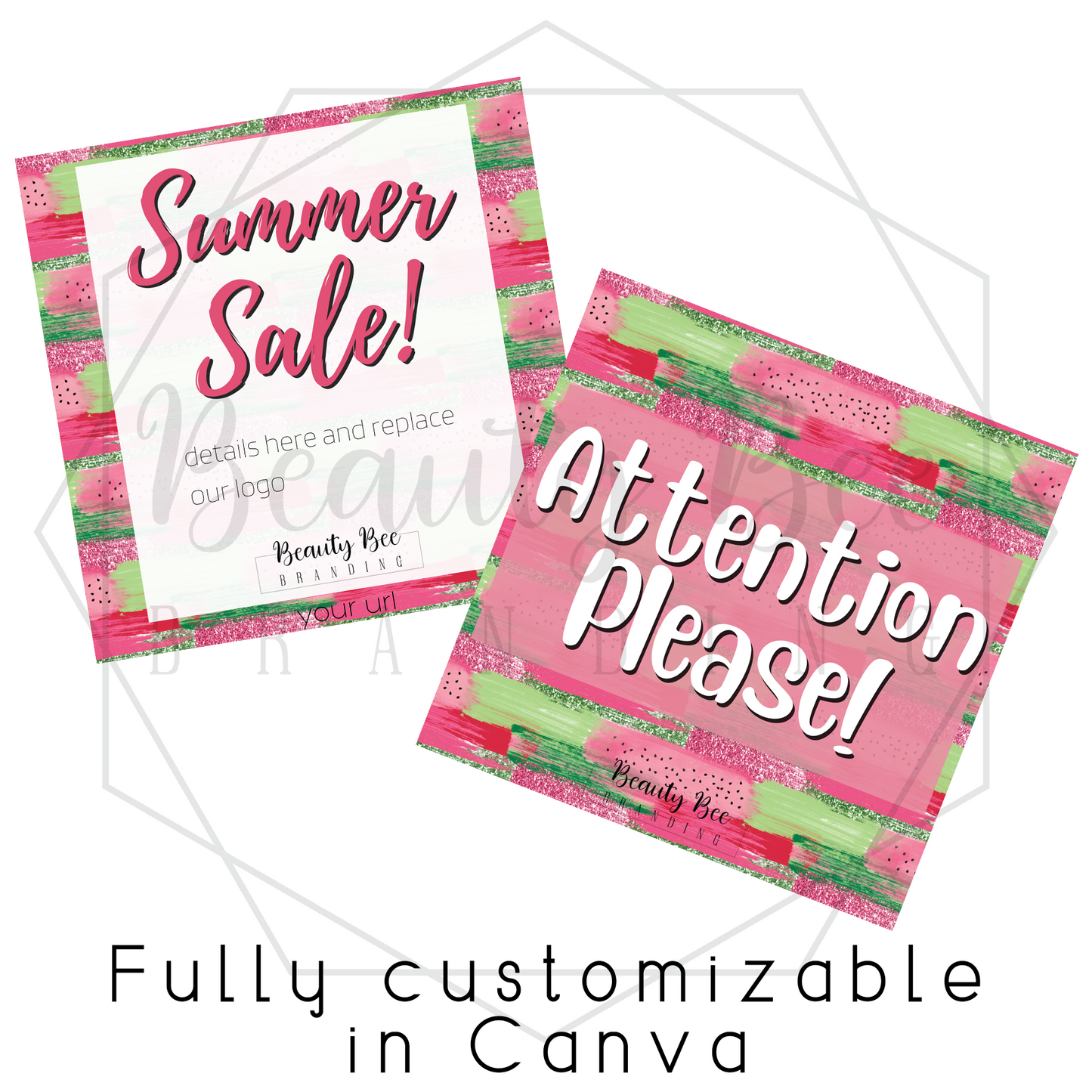 Watermelon Bundle Editable Template