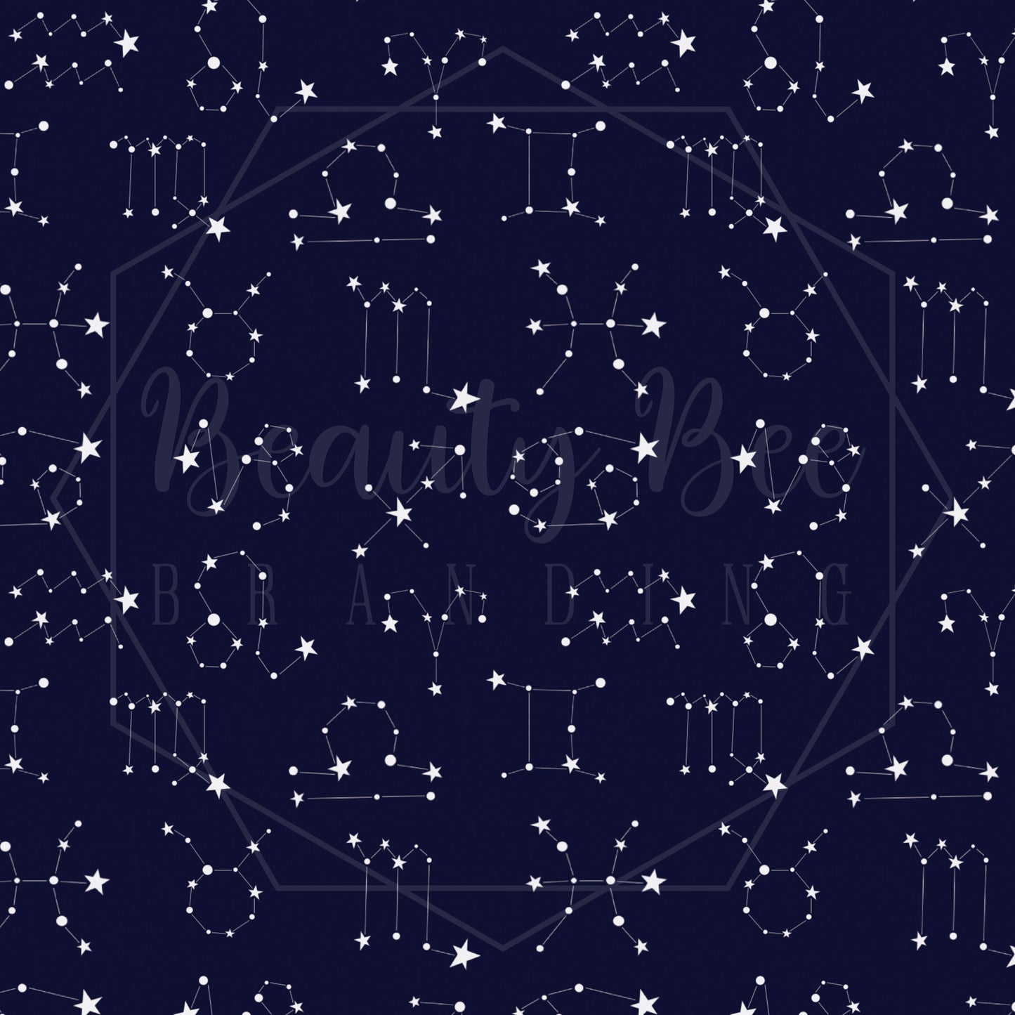 Zodiac Constellations SEAMLESS PATTERN