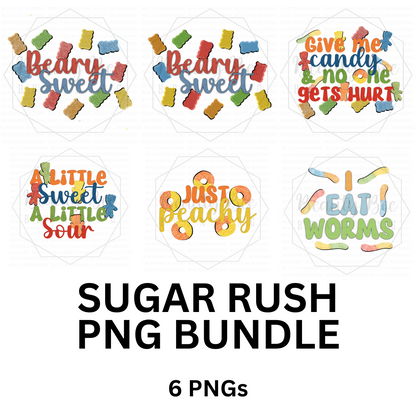 LIMITED Sugar Rush PNG MEGA BUNDLE PNGs
