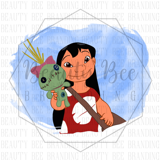 Alien and Hula Girl PNG 5 - Sublimation and Print & Cut Files