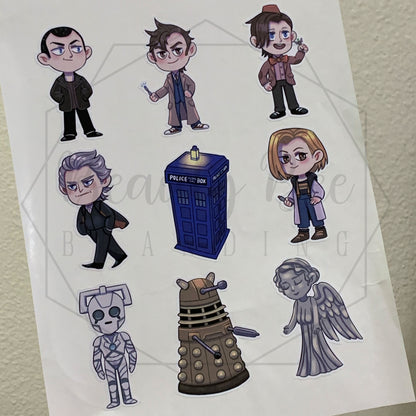 Doctor Who Sticker Sheet