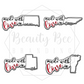 Made With Love In YOUR STATE Sticker Sheet