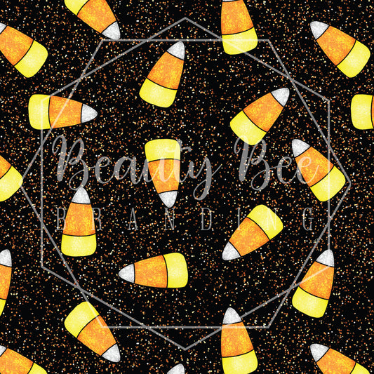 Glitter Candy Corn Speckled SEAMLESS PATTERN