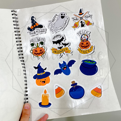 Halloween Activity Coloring Book