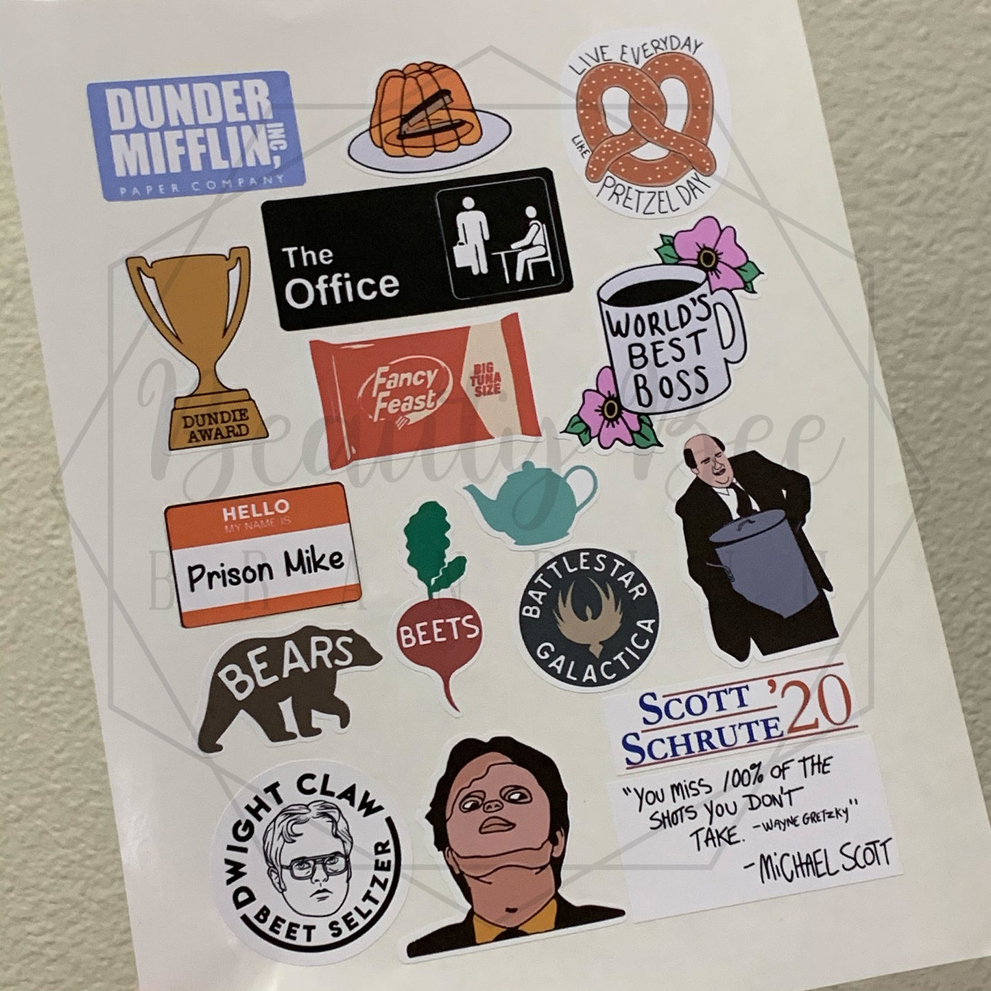 The Office Sticker Sheet