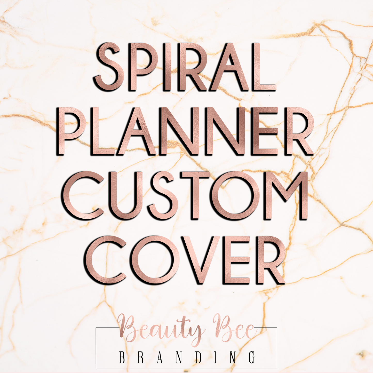 Spiral Planner Custom Cover