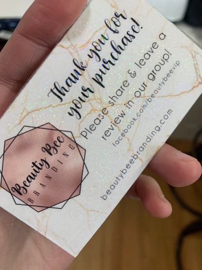 Holo Overlay for Business Cards