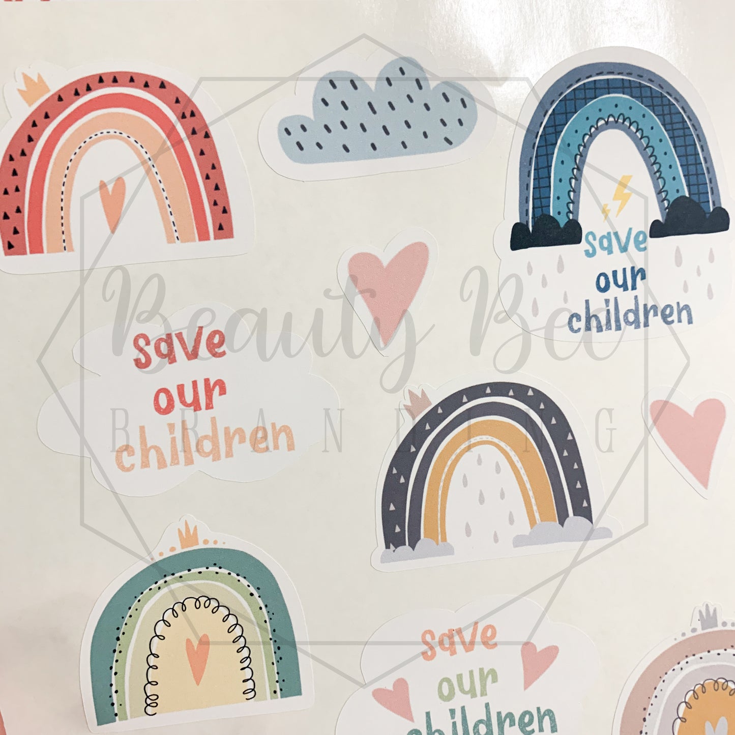 Save Our Children Sticker Sheet