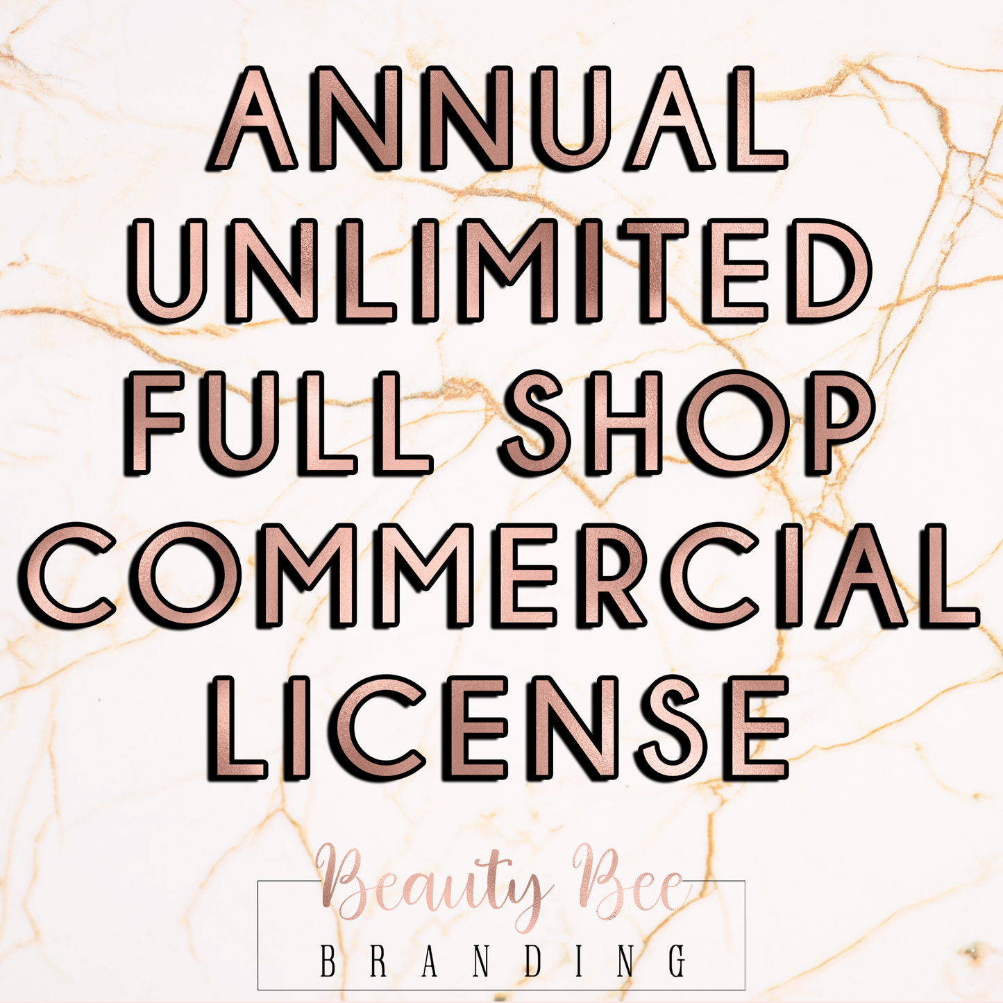 ADD ON Annual Unlimited Full Shop Commercial License