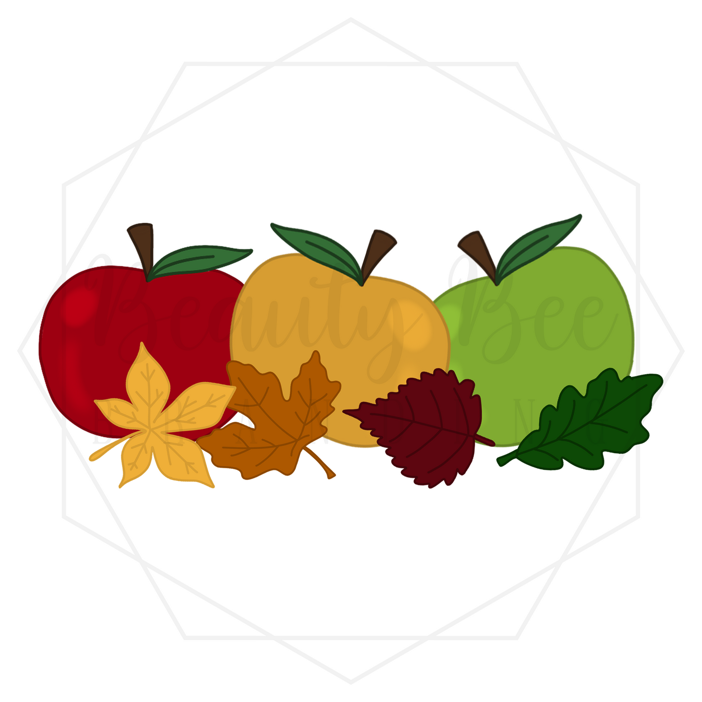 Fall Apple Picking DIGITAL DECAL - Sublimation and Print & Cut Files