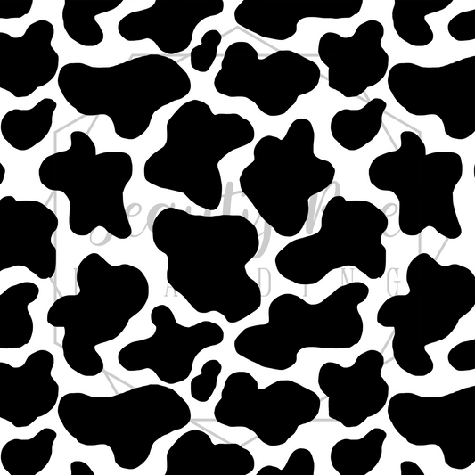 Cow Black Spots SEAMLESS PATTERN