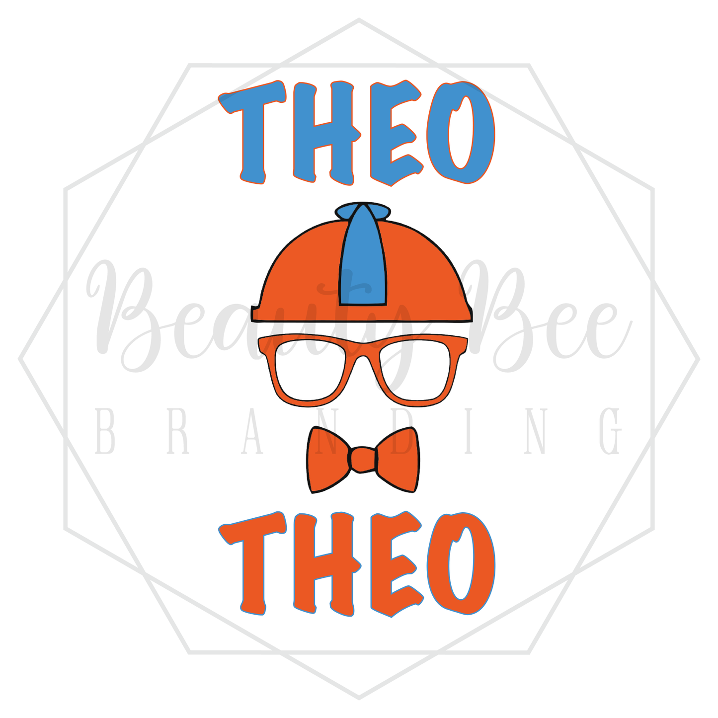 Blippi V2 Customized DIGITAL DECAL - Sublimation and Print & Cut Files
