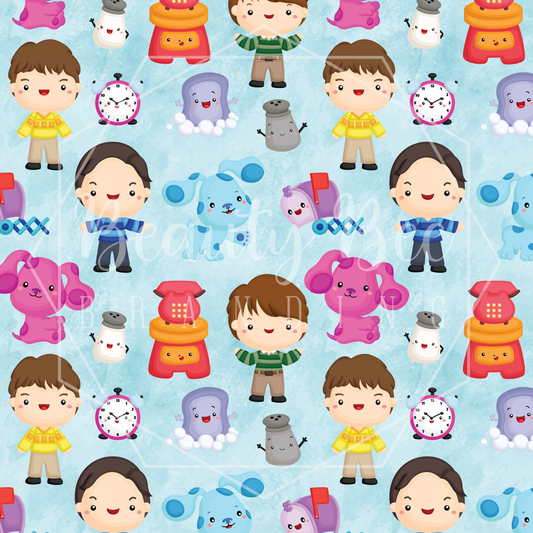 Who's Clue's? SEAMLESS PATTERN