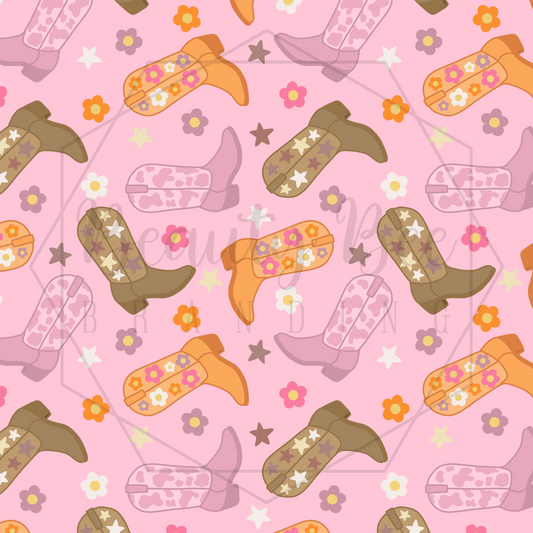 Let's Go Girls Pink SEAMLESS PATTERN