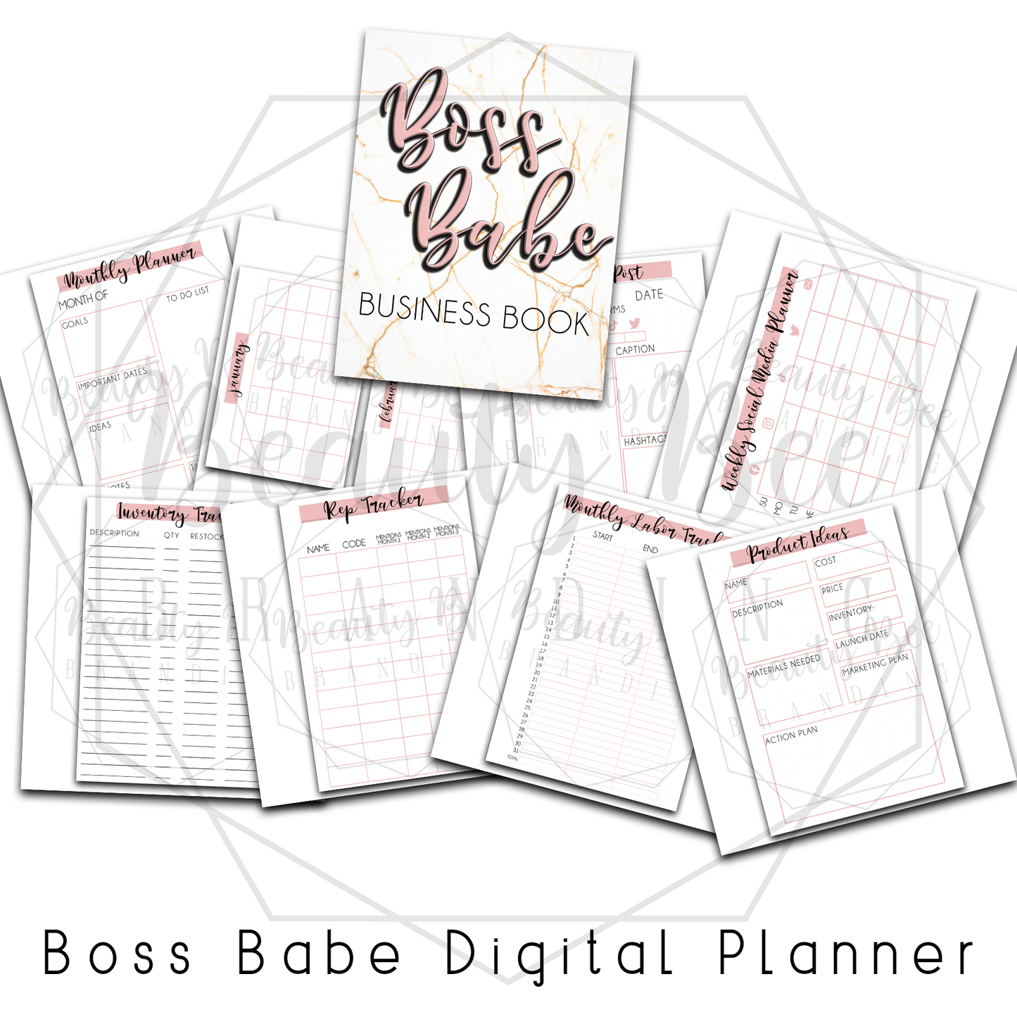 Boss Babe Planner DIGITAL PDF
