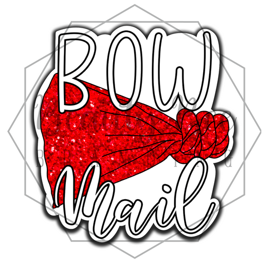 Knot Bow Mail Sticker Sheet