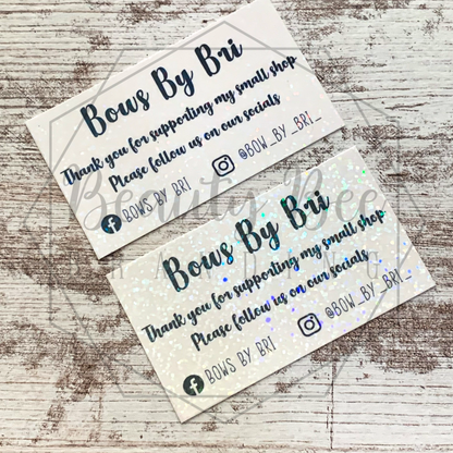 Holo Overlay for Business Cards