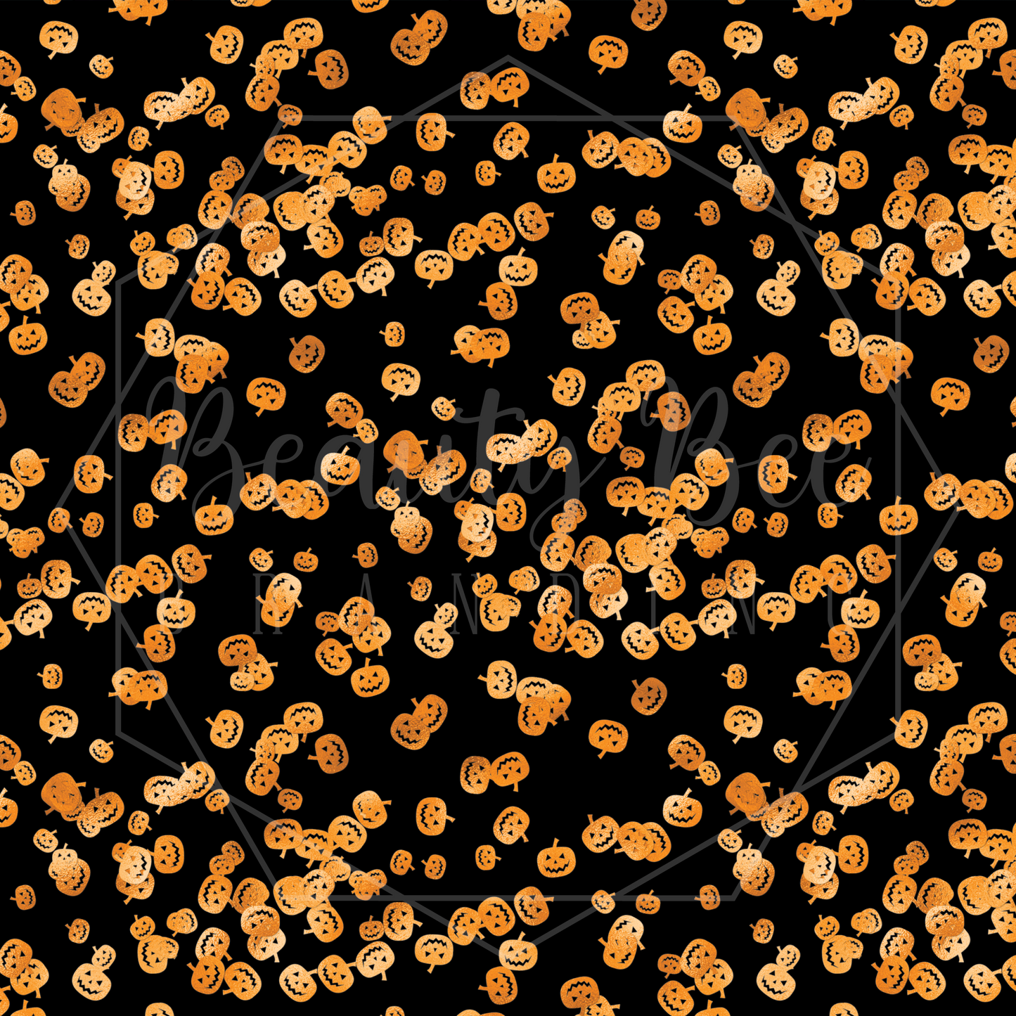 Pumpkins Confetti SEAMLESS PATTERN