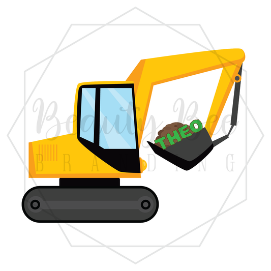 Construction V1 Customized DIGITAL DECAL - Sublimation and Print & Cut Files