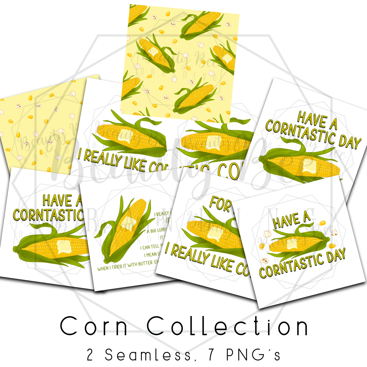 LIMITED Corn Collection MEGA BUNDLE SEAMLESS PATTERNS