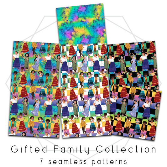 LIMITED Gifted Family MEGA BUNDLE SEAMLESS PATTERNS