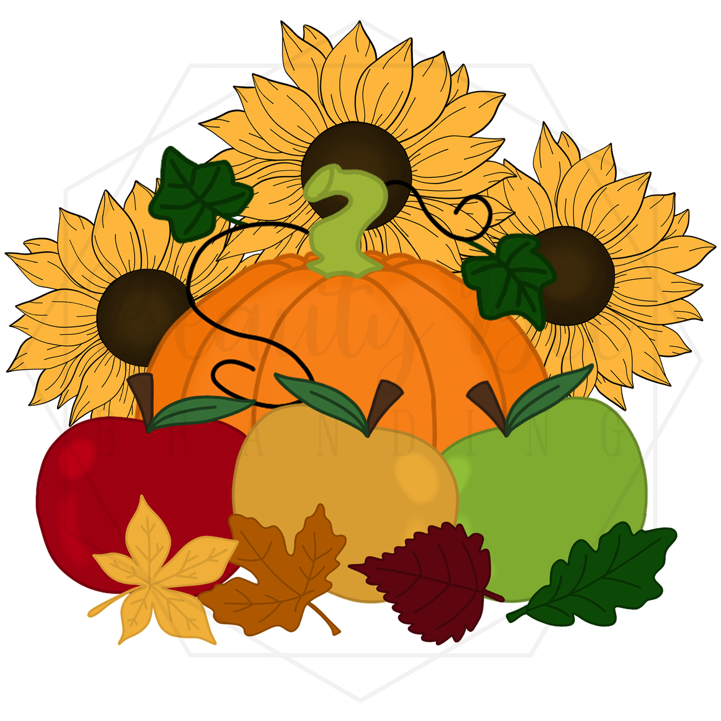 Fall Vibes DIGITAL DECAL - Sublimation and Print & Cut Files