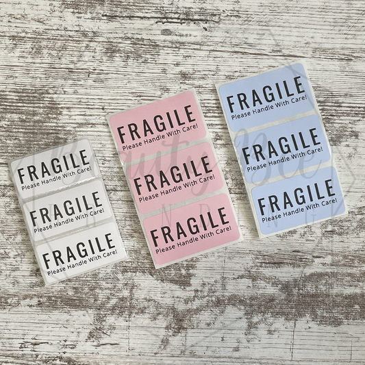 Fragile Handle With Care STICKER ROLL OF 100