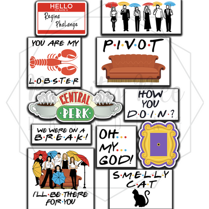 Friends Sayings Sticker Sheet