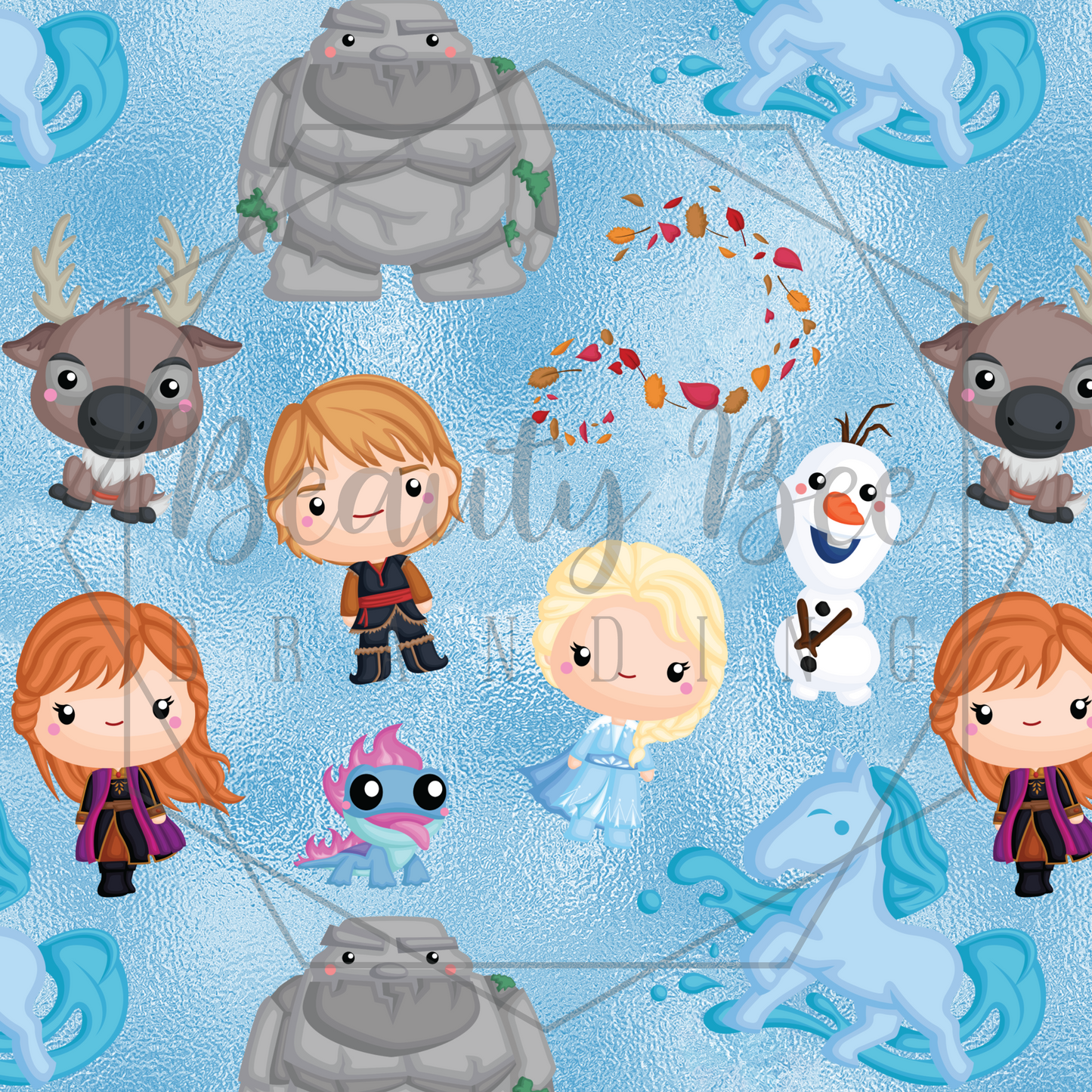 Ice Friends SEAMLESS PATTERN