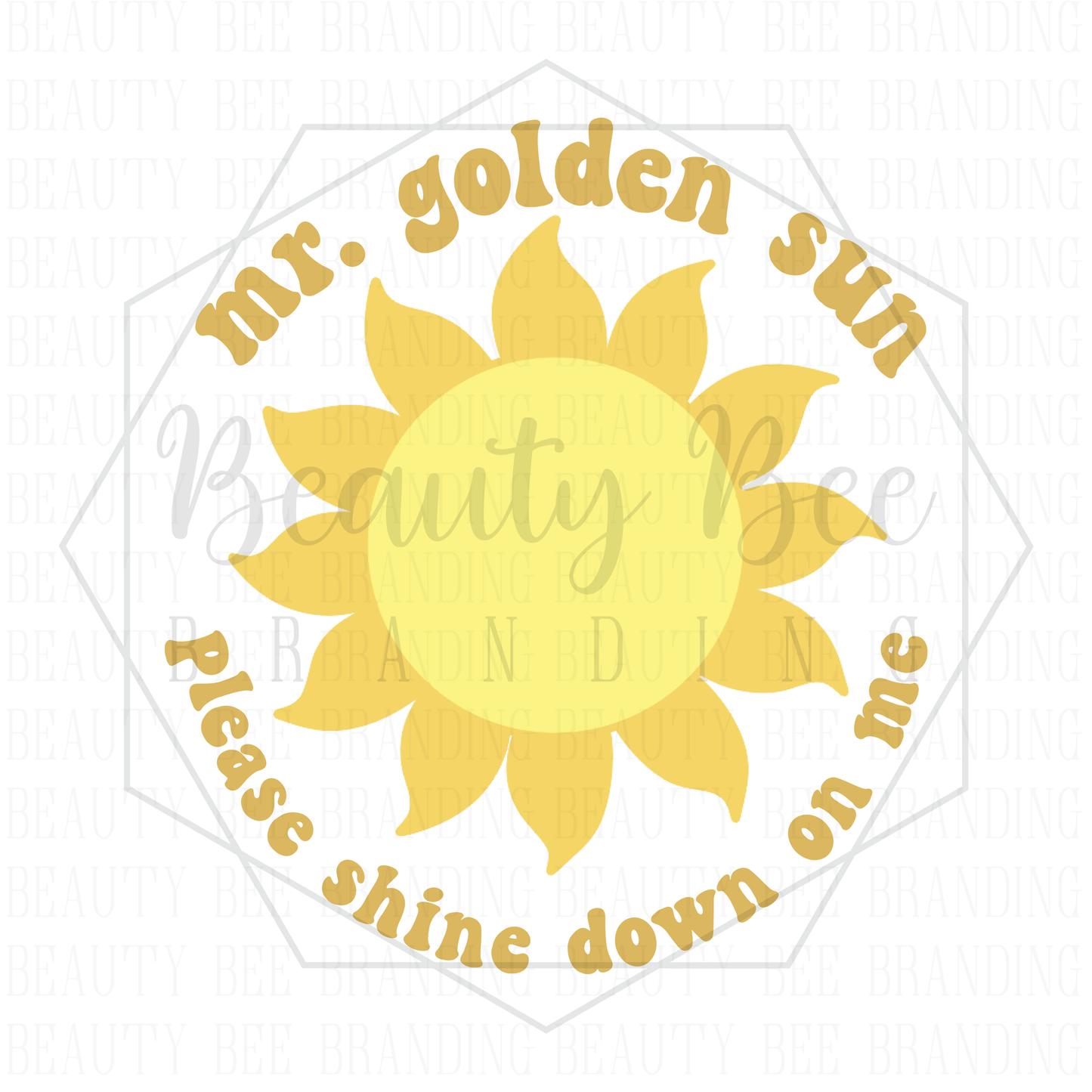 Ms Rachel Mr. Golden Sun - Sublimation and Print & Cut Files