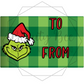 Mean One V10 Gift Tag Stickers