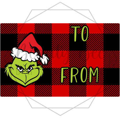 Mean One V3 Gift Tag Stickers