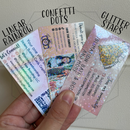 Holo Overlay for Business Cards