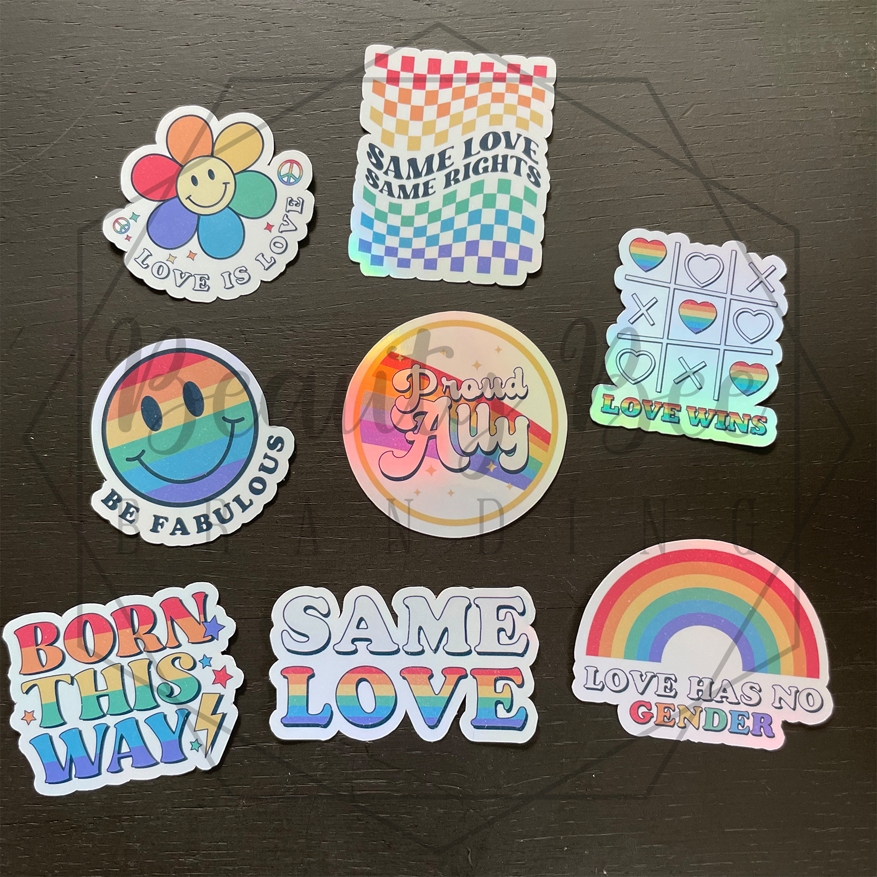 Pride Sticker Pack Gay Pride, Sticker Sheet Pack, Pride Stickers