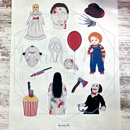 Horror Sticker Sheet
