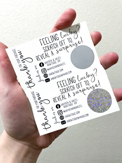 Scratch Off Cards