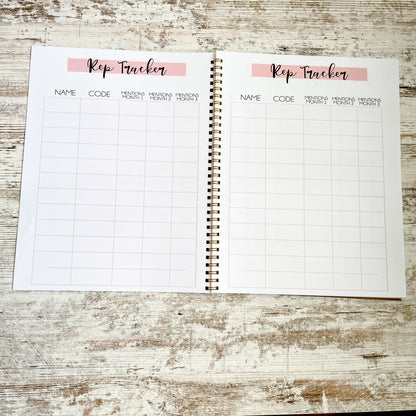 Spiral Six Month Boss Babe Business Book