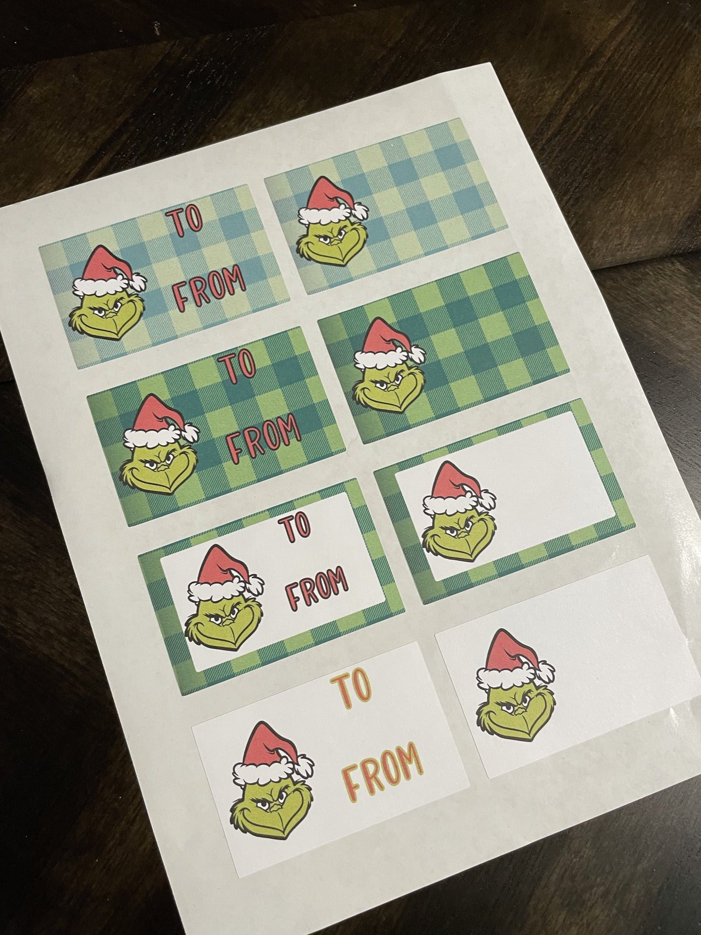 Mean One V10 Gift Tag Stickers