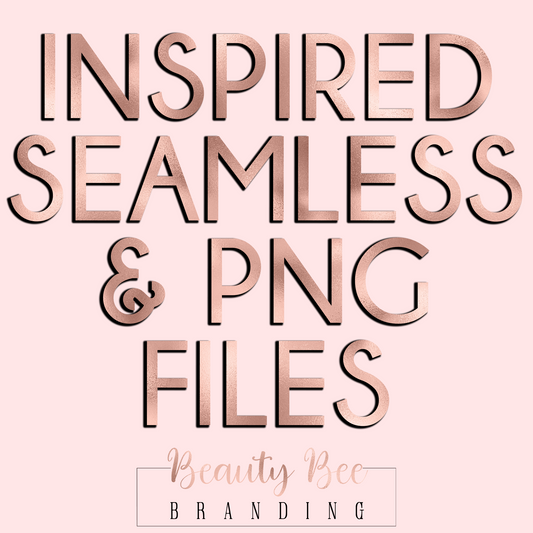 INSPIRED Seamless Patterns & PNG's