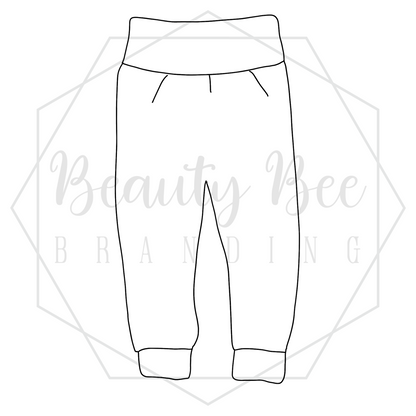 Joggers Mock Up