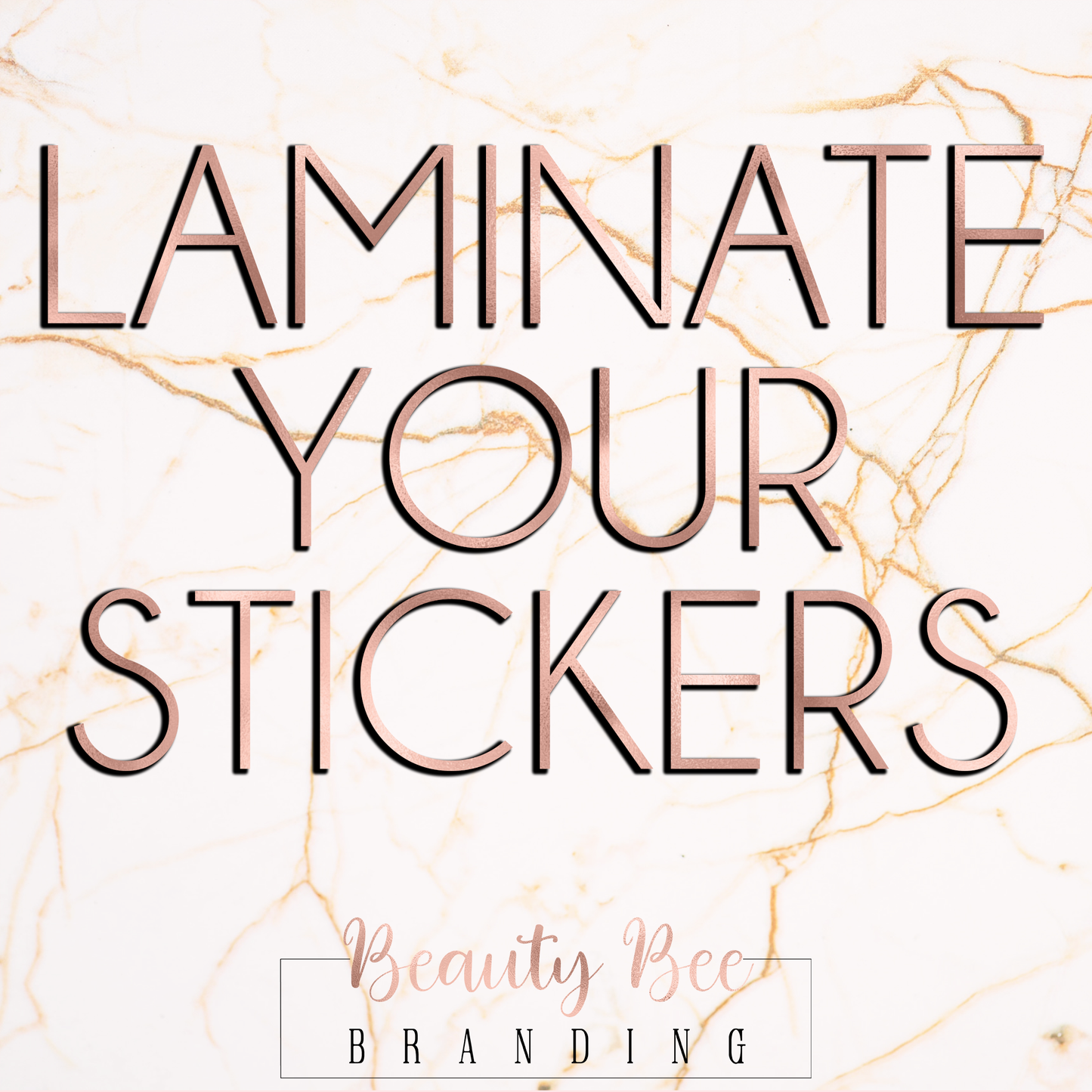 Laminate Your Stickers
