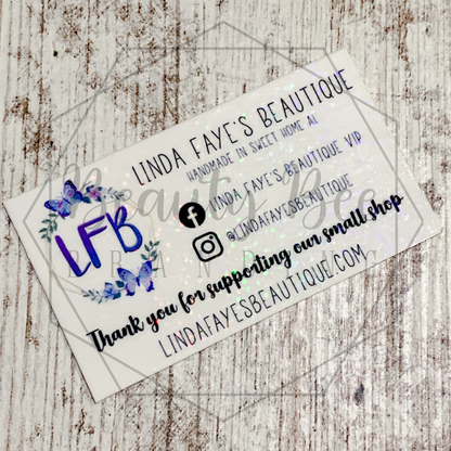 Holo Overlay for Business Cards