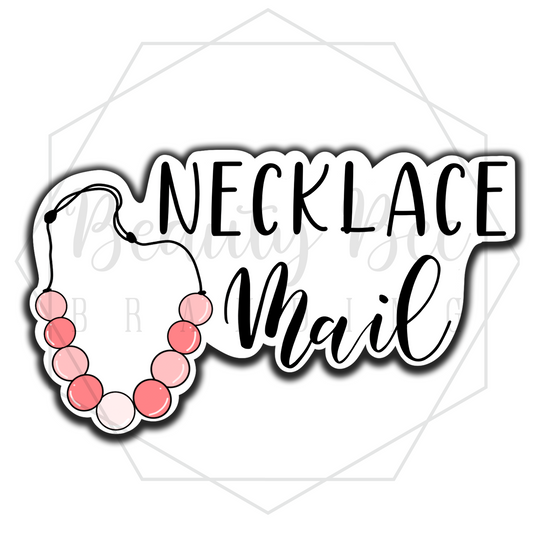 Necklace Mail Sticker Sheet